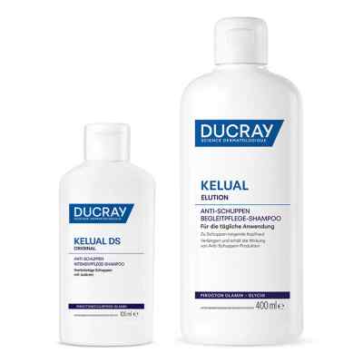 Ducray Elution ausgleichendes Shampoo + Anti-schuppen-shampoo