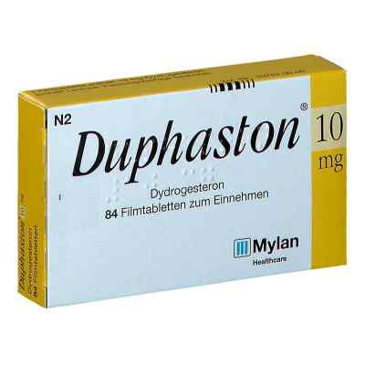 Duphaston 10 mg Filmtabletten 84 stk von Theramex Ireland Ltd. PZN 00542089