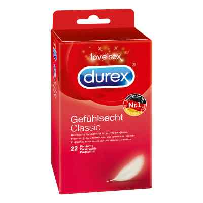 DUREX Gefühlsecht 22 hauchzarte Kondome für intensives Empfinden 22 stk von Reckitt Benckiser Deutschland Gm PZN 06586952