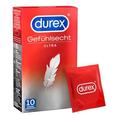 Durex Gefühlsecht Ultra Kondome 10 stk von Reckitt Benckiser Deutschland Gm PZN 06730366