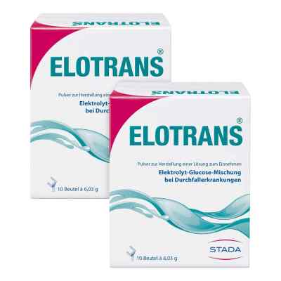 Elotrans Elektrolyte Pulver 2x10 stk von STADA Consumer Health Deutschlan PZN 08102215