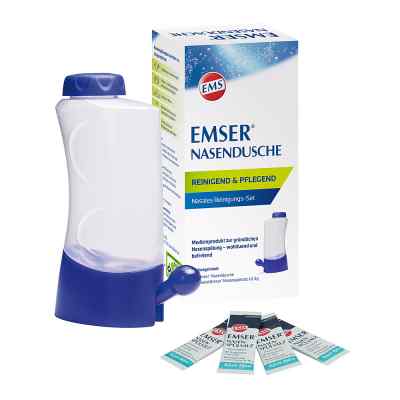 Emser Nasendusche mit 4 Beuteln Nasenspülsalz