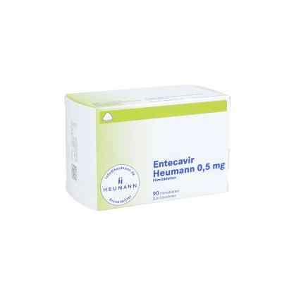 Entecavir Heumann 0,5 mg Filmtabletten 90 stk von HEUMANN PHARMA GmbH & Co. Generi PZN 12475091