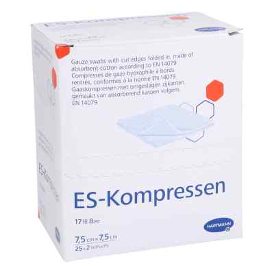 Es-kompressen steril 7,5x7,5 cm 8fach
