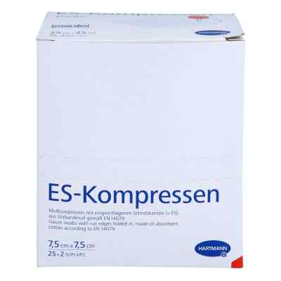 Es-kompressen Steril 7,5x7,5 Cm 8fach