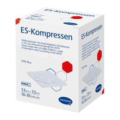 Es-kompressen steril 7,5x7,5 cm Grosspackung