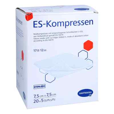Es-kompressen steril 7,5x7,5 cm Grosspackung