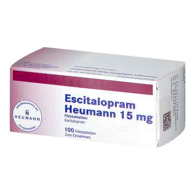 Escitalopram Heumann 15 mg Filmtabletten 100 stk von HEUMANN PHARMA GmbH & Co. Generi PZN 11101916