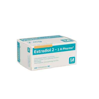 Estradiol 2 1a Pharma Filmtabletten 100 stk von 1 A Pharma GmbH PZN 00846211