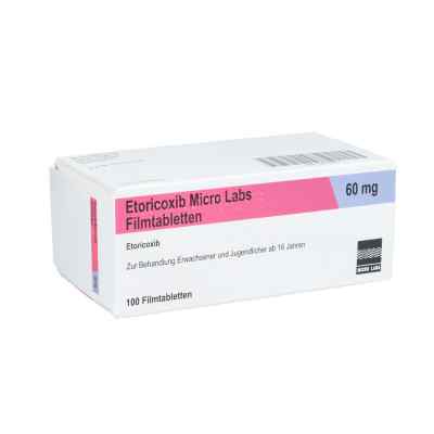 Etoricoxib Micro Labs 60 mg Filmtabletten 100 stk von Micro Labs GmbH PZN 12637820