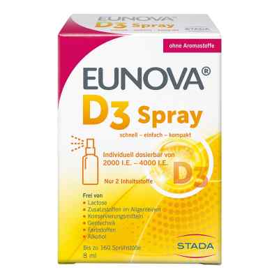 Eunova Vitamin D3 Spray 8 ml von STADA GmbH PZN 17513413