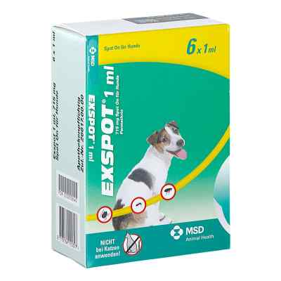 Exspot Lösung für Hunde 6X1 ml von Intervet Deutschland GmbH PZN 00055840