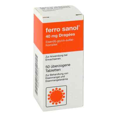 Ferro sanol 40mg Dragees 50 stk von UCB Pharma GmbH PZN 00379034