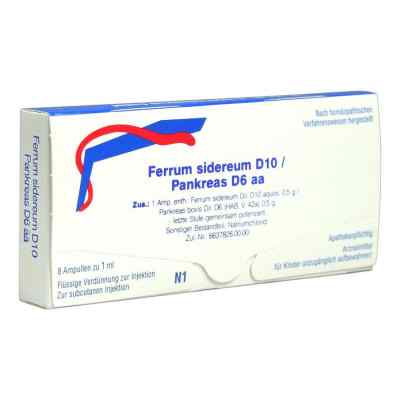 Ferrum Sidereum D10/pankreas D6 aa Ampullen 8X1 ml von WELEDA AG PZN 01622324