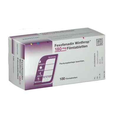 Fexofenadin Winthrop 180mg 100 stk von Zentiva Pharma GmbH PZN 00055857