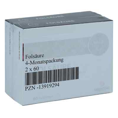 Folsäure Tabletten 2X60 stk von NUTRILO GMBH PZN 13919294