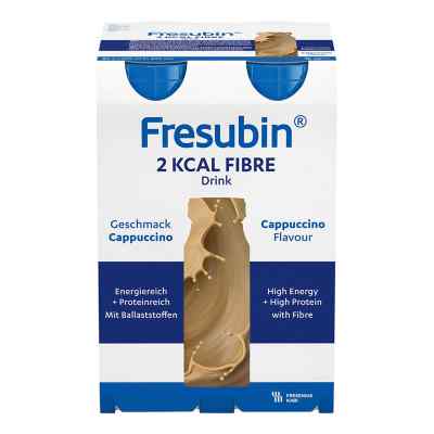 Fresubin 2 kcal Fibre Trinknahrung Cappuccino | Aufbaukost 4X200 ml von Fresenius Kabi Deutschland GmbH PZN 06964443