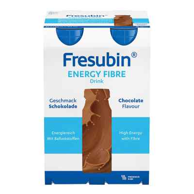 Fresubin Energy Fibre Drink Schokolade Trinkflasche 4X200 ml von Fresenius Kabi Deutschland GmbH PZN 06698622