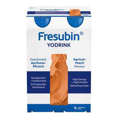 Fresubin YoDrink Aprikose-Pfirsich | Trinknahrung mit Eiweiß 4X200 ml von Fresenius Kabi Deutschland GmbH PZN 11522084