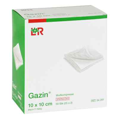 Gazin Kompressen 10x10cm 8fach steril