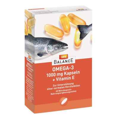Gehe Balance Omega-3 1.000 mg Kapseln+vitamin E 60 stk von Alliance Healthcare Deutschland  PZN 10518169