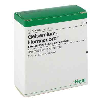 Gelsemium Homaccord Ampullen 10 stk von Biologische Heilmittel Heel GmbH PZN 00412961