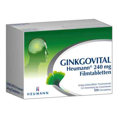 GINKGOVITAL Heumann 240mg 120 stk von HEUMANN PHARMA GmbH & Co. Generi PZN 11526283