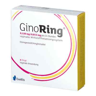 Ginoring 0,120 mg/0,015 mg pro 24h vaginales Wfs 6 stk von Exeltis Germany GmbH PZN 13423239