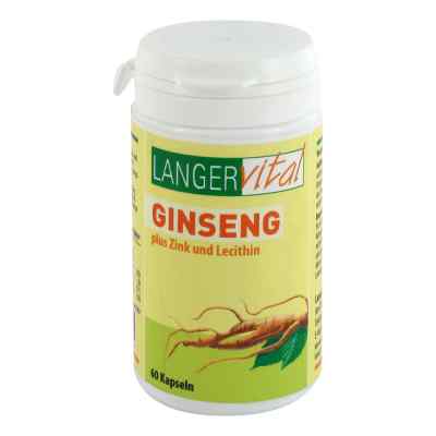 Ginseng 200 mg Lecithin Kapseln 60 stk von Langer vital GmbH PZN 09202768