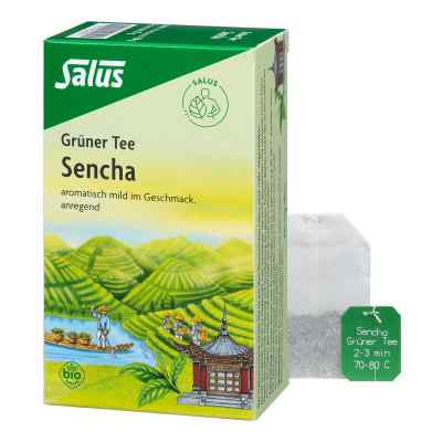 Grüner Tee bio Salus Filterbeutel 15 stk von SALUS Pharma GmbH PZN 00249372