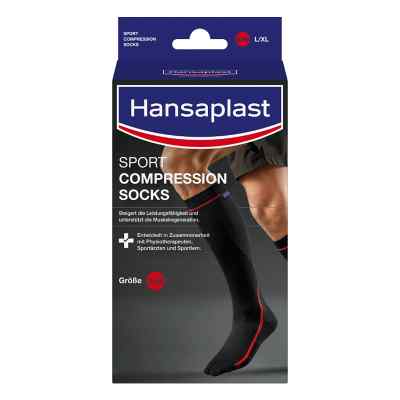 Hansaplast Sport Compression Wear Socks Gr S/M 2 stk von Beiersdorf AG PZN 15822908