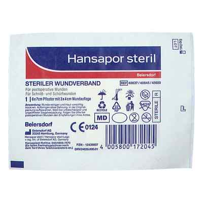 Hansapor steril Wundverband 6x7 cm