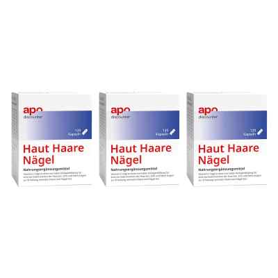 Haut Haare Nägel Kapseln von apo-discounter 3x120 stk von apo.com Group GmbH PZN 08102092