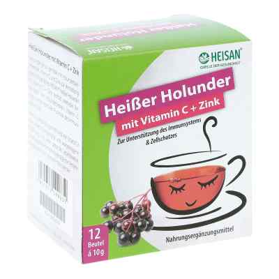 Heisan heisser Holunder+vitamin C+zink Pulver 12X10 g von Pharma Peter GmbH PZN 15656019
