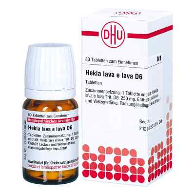 Hekla lava e lava D6 Tabletten 80 stk von DHU-Arzneimittel GmbH & Co. KG PZN 11111613