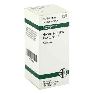 Hepar Sulfuris Pentarkan Tabletten 200 stk von DHU-Arzneimittel GmbH & Co. KG PZN 03216551