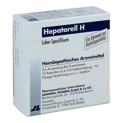 Hepatorell H Ampullen 10X2 ml von sanorell pharma GmbH & Co KG PZN 00564369