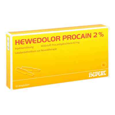 Hewedolor Procain 2% Ampullen 10 stk von Hevert Arzneimittel GmbH & Co. K PZN 03919815