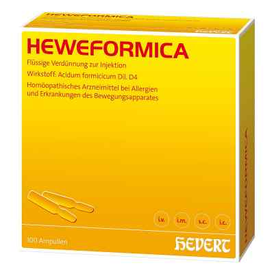 Heweformica Ampullen 100 stk von Hevert-Arzneimittel GmbH & Co. K PZN 02777276