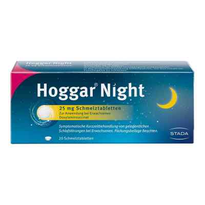 Hoggar Night 25 mg Doxylamin Schlaf-Schmelztabletten 20 stk von STADA Consumer Health Deutschlan PZN 14144168