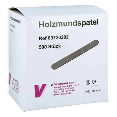 Holzmundspatel Eco-pack 500 stk von Vivomed GmbH PZN 09706049