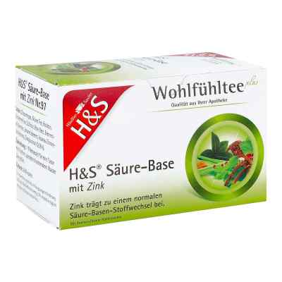 H&s Säure-base M.zink Filterbeutel 20X2.0 g von H&S Tee - Gesellschaft mbH & Co. PZN 17529934