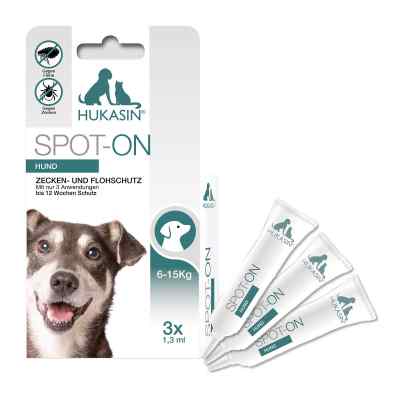 Hukasin Spot on Hund 3X1.3 ml von Evolsin medical UG (haftungsbesc PZN 19079866