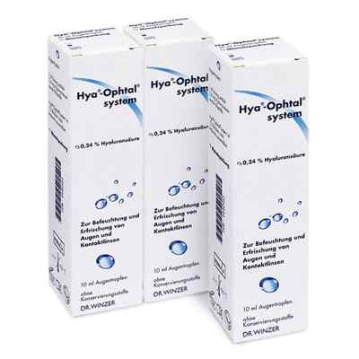 Hya Ophtal system Augentropfen 3X10 ml von Dr. Winzer Pharma GmbH PZN 08100413
