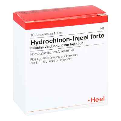 Hydrochinon Injeel forte Ampullen 10 stk von Biologische Heilmittel Heel GmbH PZN 01807578