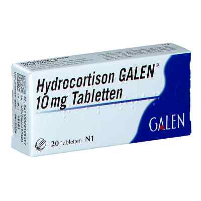 Hydrocortison Galen 10 mg Tabletten 20 stk von GALENpharma GmbH PZN 02818549