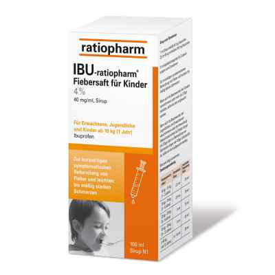 IBU ratiopharm 4% Fiebersaft für Kinder