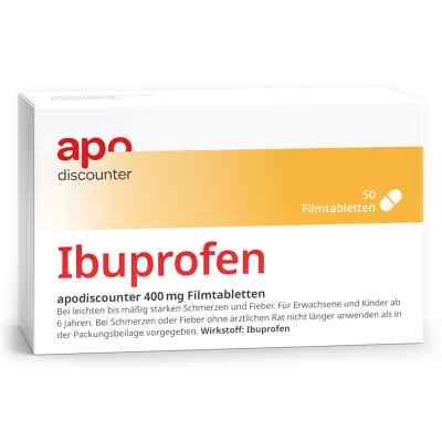 Ibuprofen 400 mg Schmerztabletten von apodiscounter