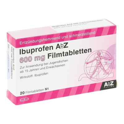 Ibuprofen AbZ 600mg 20 stk von AbZ Pharma GmbH PZN 01016090