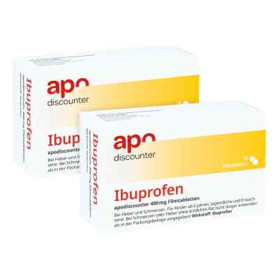 Ibuprofen Apodiscounter 400 Mg Schmerztabletten 2x50 stk von Apotheke im Paunsdorf Center PZN 08101954